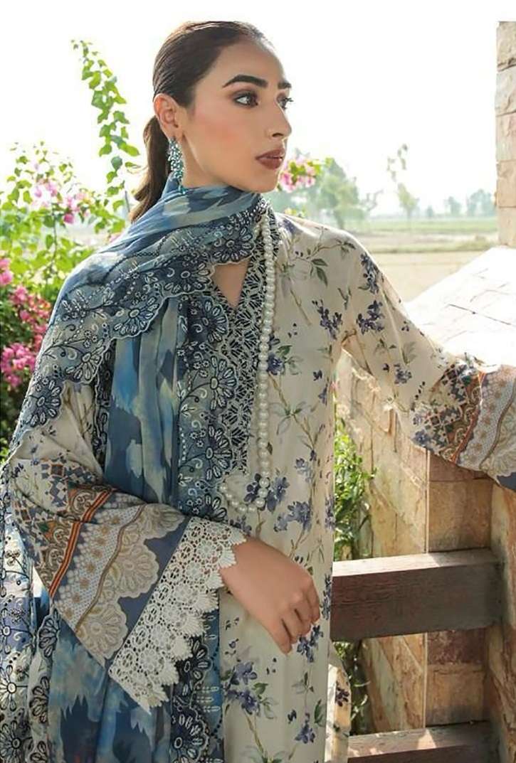 D No 3406 Chunari lawn by JIHAN SUITS 